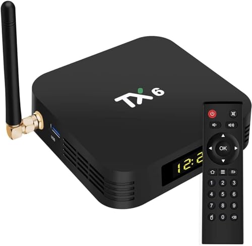 Box de TV Android 9.0 com 4 GB de RAM e 64 GB de ROM TX6 Zeerkeers - Computadores - Android 9.0, 4 gb ram, 64 gb rom