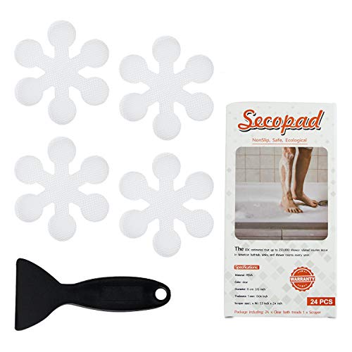 Adesivo Anti-Deslizante SECOPAD (24 peças) Secopad - Tapetes de banho - adesivos, anti-deslizantes, banheiras, chuveiros, lavabos