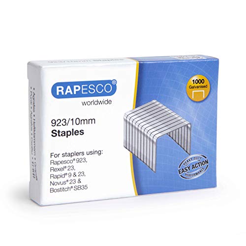 Agrafos RAPESCO 923/10mm (Caixa de 1000) Rapesco - Grampos - agrafos, rapesco, 923, 1,0mm, caixa de 1000