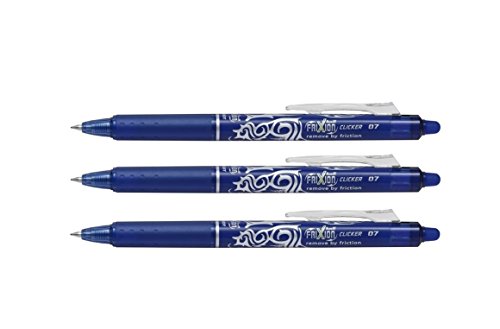 Esferográfica Rollerball PILOT Frixion Ball Clicker Azul (0,7 mm) Pilot - Canetas - 0,7 mm, rollerball, frixion ball clicker, azul, escrever e apagar
