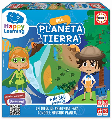 Jogo Educa Borrás Quiz Planet Earth Happy Learning Educa Borrás - Downloads de música digital - educativo, crianças, perguntas, verdadeiro ou falso