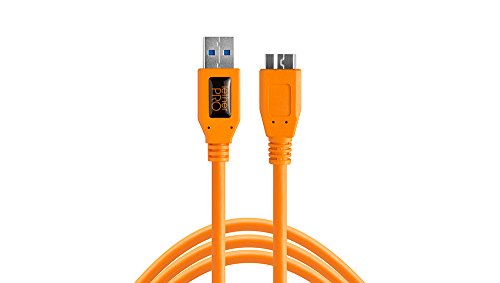Cabo de Dados TETHER TOOLS (USB A - Micro USB B - 4.5 m - Laranja) Tether Tools - Cabos de armazenamento e transferência de dados - 4,5 m, USB 3.2, usb a, micro-usb b