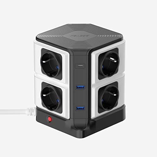 Extensão Elétrica BESTEK 3.5mm (1.8m - 4 Tomadas) BESTEK GLOBAL LTD - Acessórios de computador - extensão elétrica, bestek, 3.5mm, 1.8m, 4 tomadas