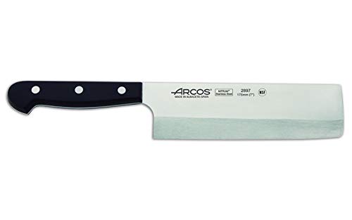 Faca de Usuba Arcos Universal 289704 de Nitrum Aço com Punho de Caso de 17,5 cm Arcos - Facas de cozinha - usuba, arcos universal, nitrum aço, punho caso
