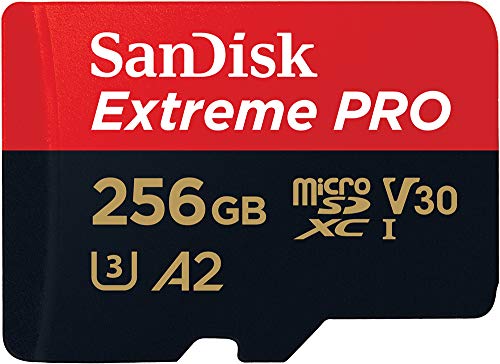 Cartão de Memória MicroSD SANDISK Extreme Pro (256 GB - 170 MB/s) Sandisk - Cartões de memória flash - 256 GB, 170 mb/s, Extreme Pro