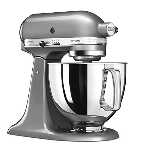 Kitchenaid Ksm125Ecu Robô de Cozinha 0.48 L 500 W Cinzento KITCHENAID - Batedeiras e liquidificadores - 0.48 l, 500 W, inox, cinzento