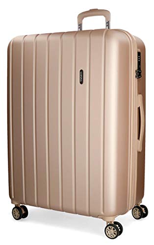 Mala de Viagem Movom Wood Grande 109L Expansível Bege MOVOM - Malas - 109l, expansível, bege, alça acolchoada