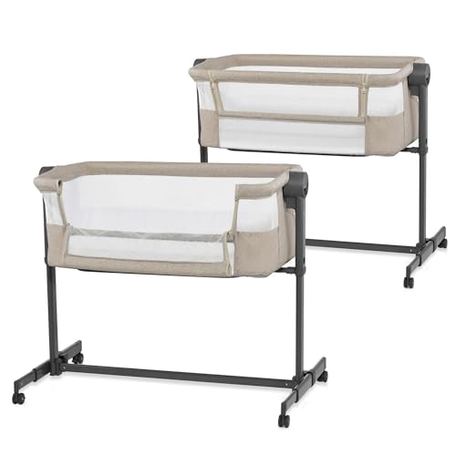 Berço KINDERKRAFT Nest Up 2 (Bege - Alumínio) 4Kraft - Móveis para bebês e crianças pequenas - berço, alumínio, bege