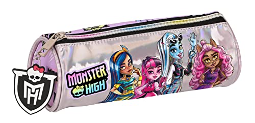 Estojo MONSTER HIGH Best Boos Lila (Idade Mínima Recomendada: 4 anos) Monster High - Estojos para canetas e lápis - acessórios, corrente, bolso, fecho de correr