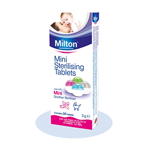 Milton Mini Sterilising Tablets 50 Unidades Branco The Sales Partnership - Cuidados com a higiene oral - 50 unidades, branco, mini