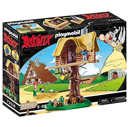 Playmobil Astérix 71016 Cacofonix com Casa de Árvore (Jogos de Construção) PLAYMOBIL - Conjuntos de brinquedos - asterix, cacofonix, casa de árvore, jogos de construção