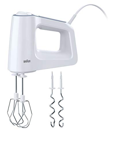 Batedeira BRAUN Hm3100Wh (500 W - Velocidade: 1-6) Braun - Batedeiras e liquidificadores - 500 W, velocidade 1-6, função turbo, revestimento borracha