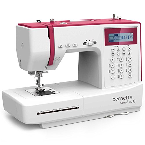 Máquina de Costura BERNINA Bernette Sew & Go 8 (197 pontos) Bernette - Máquinas de trabalho de tecidos - 197 pontos, Bernina, Sew & Go