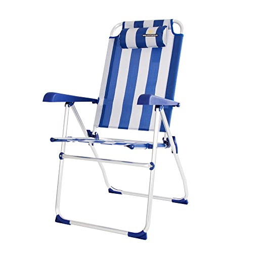 Cadeira de Praia Crevicosta Vita Azul, Branco CREVICOSTA - Móveis de exterior - praia, azul, branco