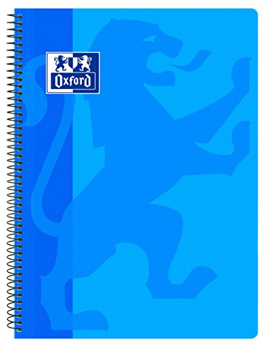 Caderno OXFORD Folio (Azul - A4 - Quadriculado - 21x29.7cm) Oxford - Cadernos e bloco de notas - quadriculado, a4, 21x29.7cm, plástico