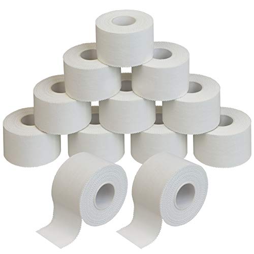 Fita adesiva de esporte Branco (12 unidades) ALPIDEX - Fita médica e bandagens - adesiva, esporte, branco