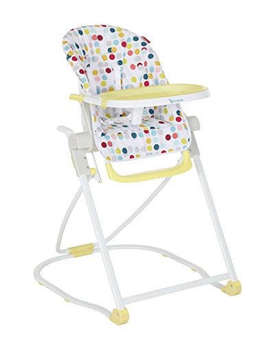 Cadeira de Refeição BADABULLE Compacta Amarelo e Branco BADABULLE - Cadeiras altas e assentos elevatórios - compacta, elegante, branco, amarelo
