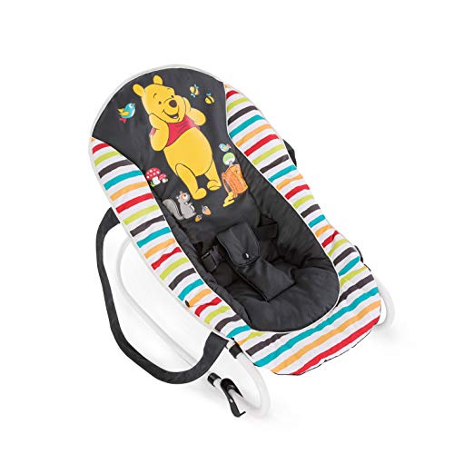 Espreguiçadeira HAUCK Rocky Pooh Geo (Branco - Algodão) Hauck - Brinquedos para bebês e equipamentos de atividades - espreguiçadeira, rochey pooh, geo, branco, algodão