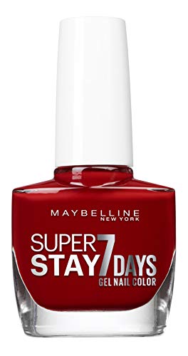 Verniz MAYBELLINE Tenue & Strong 6 Rouge Profond (8.5ml) Maybelline New York - Vernizes de unhas - preto, vermelho, 8.5ml, profundo