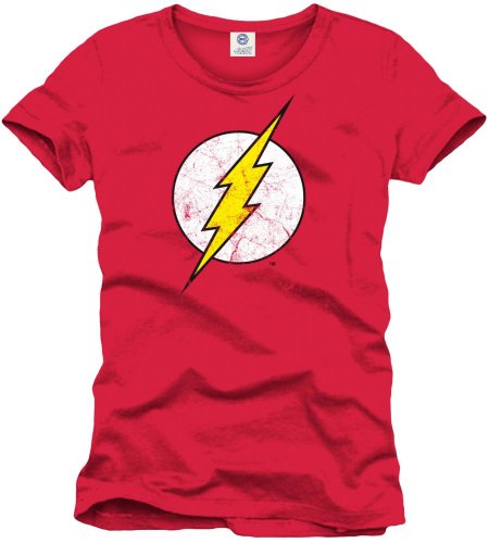 T-shirt para Homem FLASH LOGO 100% Algodão Vermelho para Futebol (L) Flash - Camisas e tops - flash, algodão, vermelho, futebol