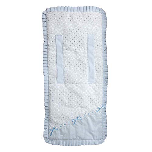 Manta de Passeio BABYLINE (Algodão - Azul) Babyline - Forros e sacos de transporte para bebês - algodão, azul, lavável à mão