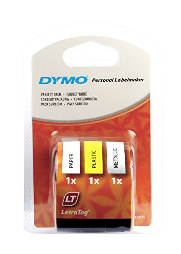 Fita para Etiquetadora LETRATAG S0721790 DYMO - Fitas de etiquetas e recargas - etiquetas, facilmente descoláveis, econômico, prático