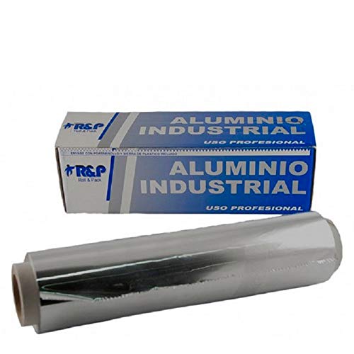 Papel de Alumínio ROLLO PAPIL PLATA 30CM ALUMINIO INDUSTRIAL Roll & Pack - Manuseio de materiais - alumínio, industrial, 30 cm