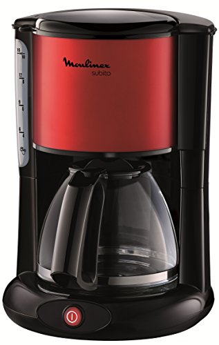 Máquina de Café Moulinex FG360D11 | Vermelho (Pequeno Almoço) Moulinex - Cafeteiras de filtro - mãquina, vermelho, pequeno almoço