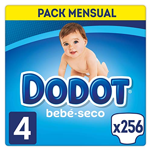 Fraldas DODOT Bebe Seco 256 Fraldas (Tamanho: 4) DODOT - Fraldas - 256 fraldas, tamanho 4