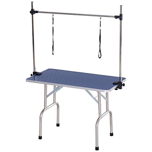 Mesa para Gatos e Cães PAWHUT (Castanho - Madeira) PawHut - Mesas dobráveis - mesa, gatos, cães, castanho, madeira