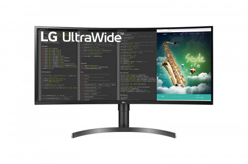 Monitor Essencial LG 35WN75C-B (35'' - 5 ms - LED - 3440x1440 - UWQHD) LG - Monitores de computador - 35, led, UWQHD, 3440x1440
