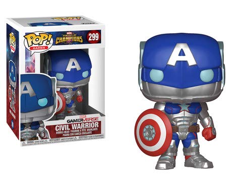 Figura FUNKO POP! Games: Marvel-Contest Of Champions-Civil Warrier Funko - Bonecos de ação e brinquedo - figura, funko pop, games, marvel, contest of champions, civil warrior