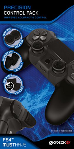 Kit de Acessórios com Comando Gioteck Precision Control PS4 Gioteck - Controladores de jogo - kit, acessórios, comando, gioteck, precision control, ps4