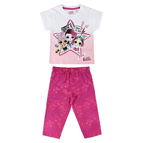 Fato de Menina L.O.L. SURPRISE Pajama Rock Summer (Tam: 6 anos) LOL SURPRISE - Pijamas - fato de menina, pijama rock summer, mala, acessórios, 6 anos