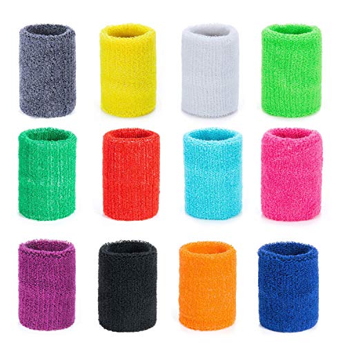 Zwoos Sport026 24 Pcs Sweat Band For Men And Women ZWOOS - Pulseiras de pulso - sweat band, homens, mulheres, 24 peças