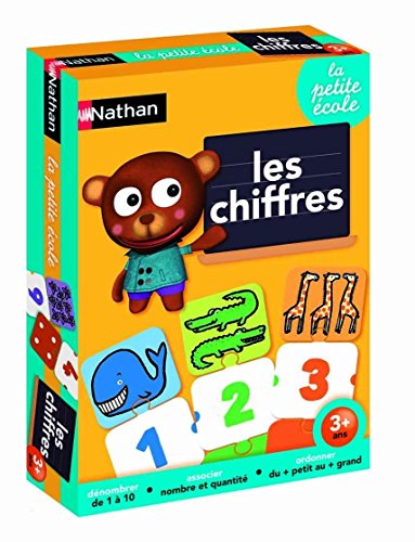 Brinquedo Educativo NATHAN Les chiffres (Idade Mínima Recomendada: 3 anos) NATHAN - Jogos - educativo, 3 anos, números, imagens coloridas