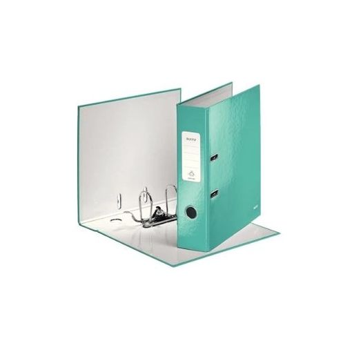 Dossier A4 LEITZ WOW 80 mm Azul Turquesa (600 folhas) Leitz - Pastas Organizadoras - 600 folhas, a4, 80 mm, metal, papel preto