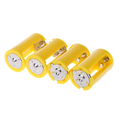 Adaptador MULAIDI 3 adaptadores de conversão AA a D, color blanco MULAIDI - Baterias - adaptador, conversão, AA a D, branco