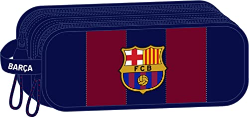 Porta-objetos FC BARCELONA Azul marinho (21 x 8 x 6 cm) safta - Bolsas, carteiras e estojos - porta-objetos, fc barcelona, azul marinho, compartmentalizado, fechos, pegada de mão