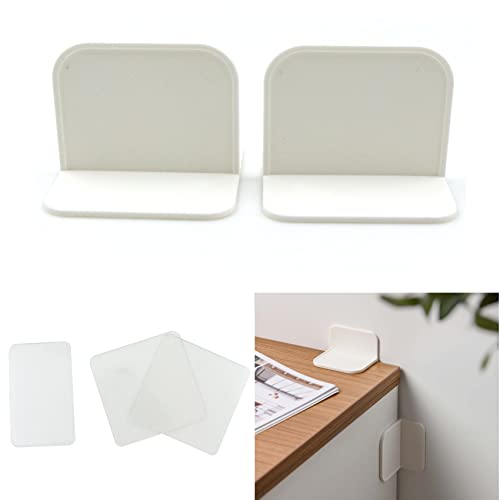 Conjunto de Fixadores Anti-Rolo para Móveis (Branco) NND - Peças e acessórios para secretárias - anti-rolagem, branco