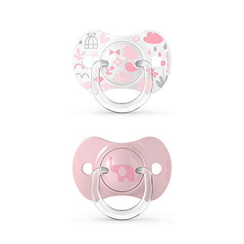 Chupeta SUAVINEX Sx Pro Silicone Rosa (0-6 m) Suavinex - Cuidados com a higiene oral - silicone, flexível, 0-6 m, peito materno