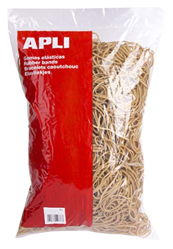 Pack 1000 Unidades de Elástico de Borracha APLI 160 X 3 mm APLI - Elásticos - pack, 1000 unidades, elástico, borracha, 160 x 3 mm