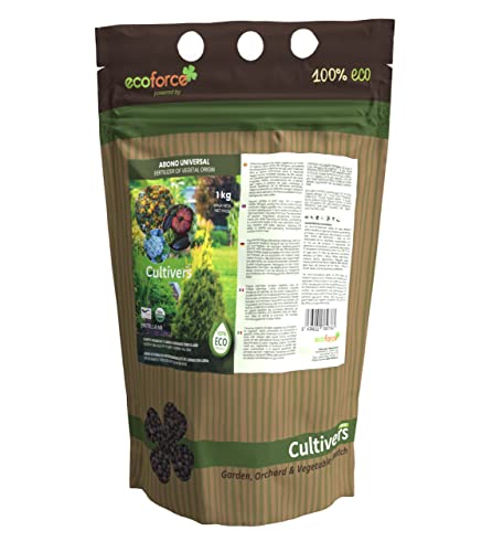 Abono Universal Plantas Ecológico 1Kg CULTIVERS Ecoforce - Adubos - universal, ecológico, 1kg, estimulador