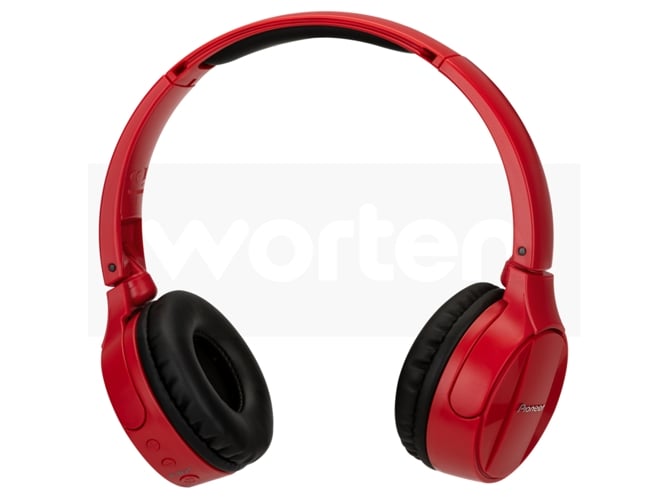 Auscultadores Com fio PIONEER SE-MJ553BT (On Ear - Microfone) Pioneer - Fones de Ouvido com Microfone - com fio, microfone, dopelhante, bateria longa