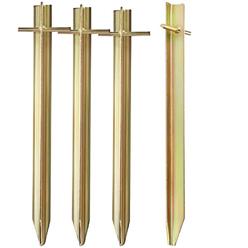 Piqueiras COM-FOUR 4X (Aço Inoxidável - 5.2x1.9x0.8cm) com-four - Barras e estacas para tendas - aço inoxidável, 5.2x1.9x0.8cm, acampamento