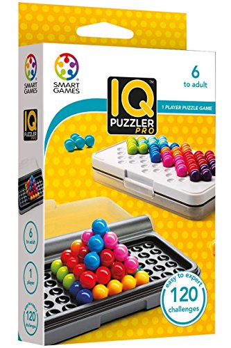 Jogo de Tabuleiro SMART GAMES SG455 (Idade Mínima Recomendada: 8 anos) Smart Games - Quebra-cabeças - jogo de lógica, 12 peças coloridas, 120 desafios, livro
