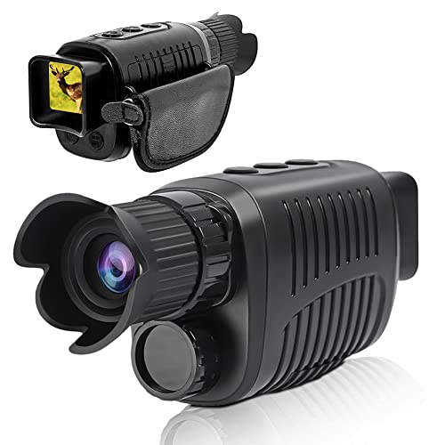 Óculos Monoculares de Visão Noturna R7 Digital Djioyer - Caça - visão noturna, 12M resolução, 5x zoom, 150-1000 metros