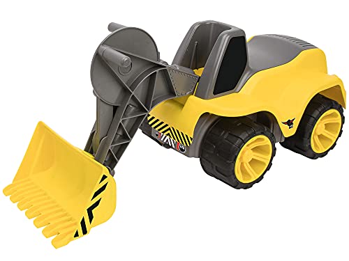 Triciclo BIG POWER Worker Maxi Loader Amarelo e Preto BIG - Caminhões de brinquedo & veículos de construção - triciclo, big power, worker maxi loader, amarelo, preto