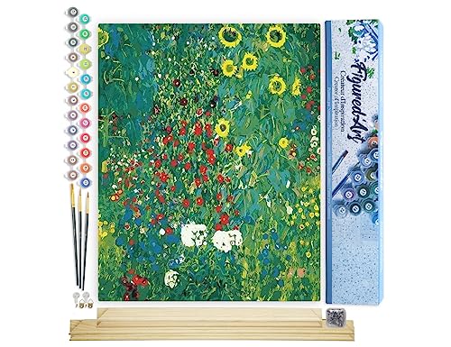 Painel Decorativo FIGURED'ART Garden of Sunflowers Figured'Art - Materiais de arte e artesanato - painel decorativo, figured art, garden of sunflowers, pintura, pincéis