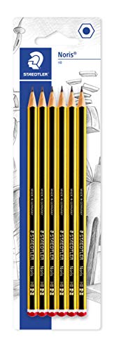 Lápis de Carvão STAEDTLER (Castanho - 6 Unidades) Staedtler - Lápis - castanho, 6 unidades, hb, madeira certificada